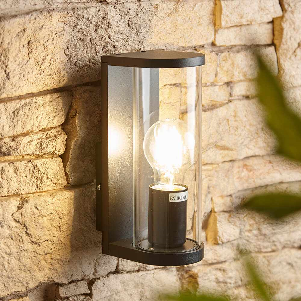 Outdoor Contemporary Cylinder Wall Light - Outdoor Contemporary Cylinder Wall Light